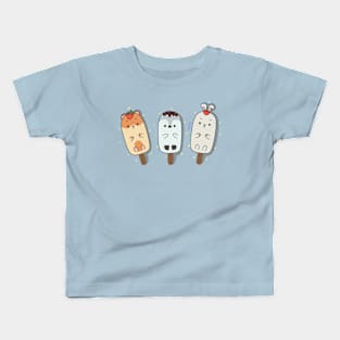 Cute popsicles Kids T-Shirt